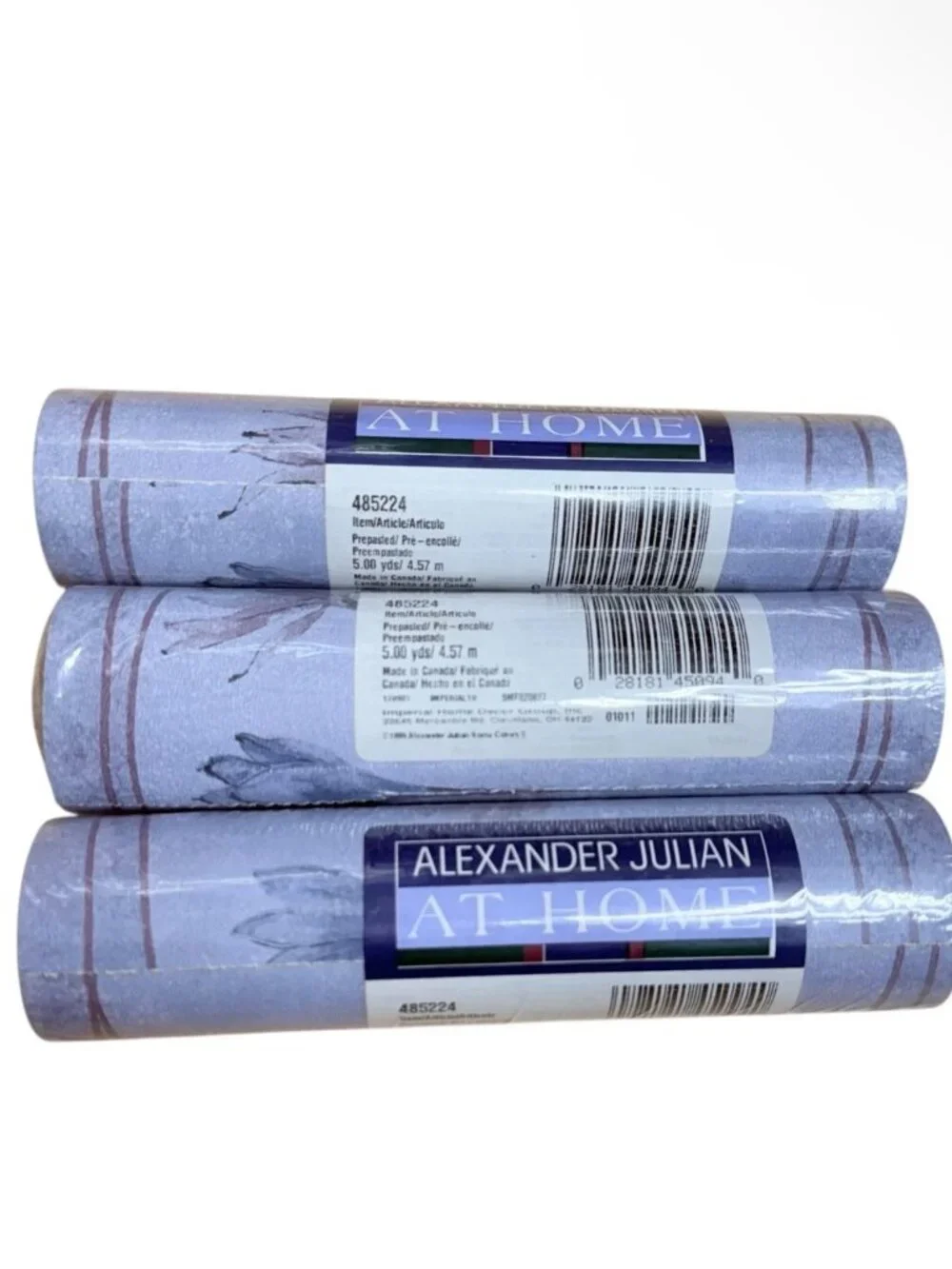 Vintage Wallpaper Border Floral Cottage Alexander Julian At Home 3 Rolls NEW